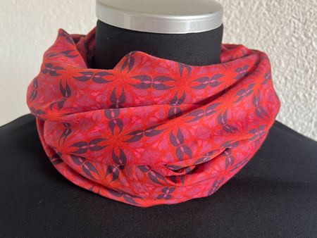 Colora Schal, 30% Seide, Bordeaux, NEU