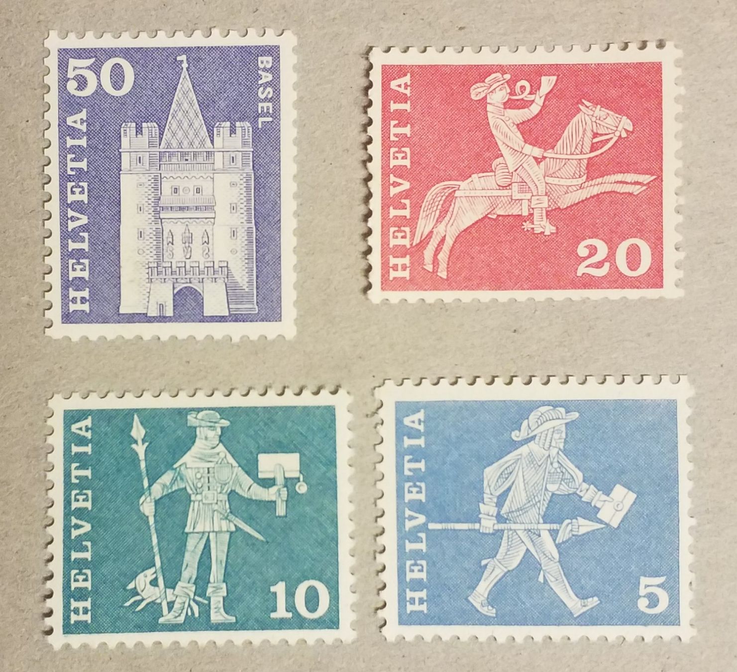 Tutti i francobolli: MA400) 355RM-363RM, Rollenmarken, postfrisch Kt. 27.- – Nuovo (secondo la descrizione) da Baden venduto da Eggi 1