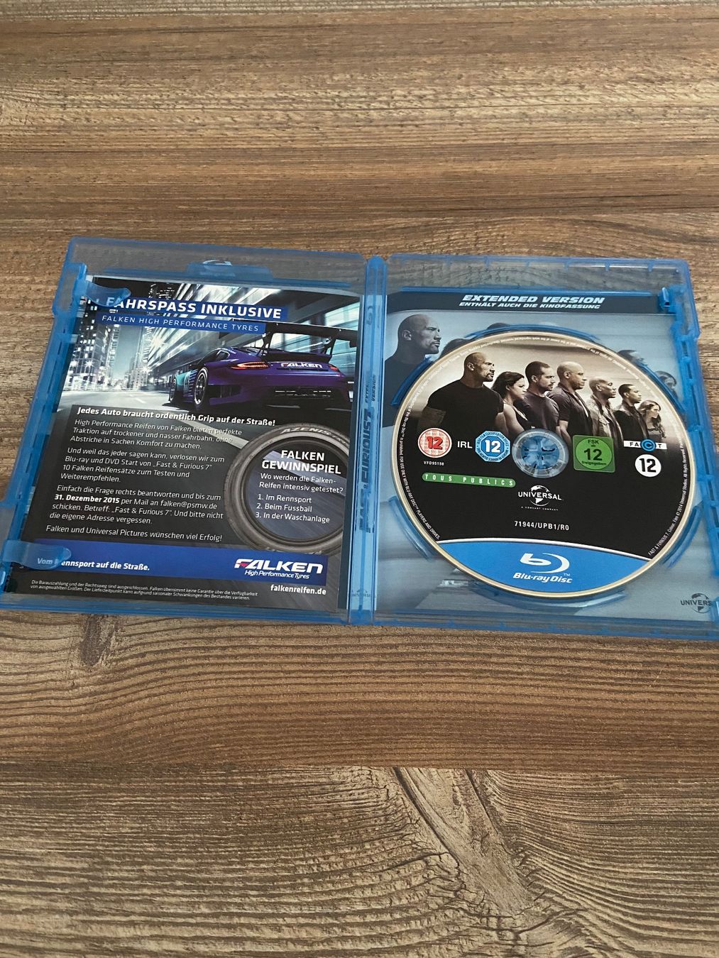 Tutti i DVDs: Fast & Furious 7 Extended Version Blu-ray Top Zustand! – Usato da Hasle LU venduto da P89erni01 2
