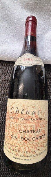 Vino: 2 Fl. Chénas - Château des Boccards 1983 - Moillard-Grivot – Usato da Stallikon venduto da Weinhandel