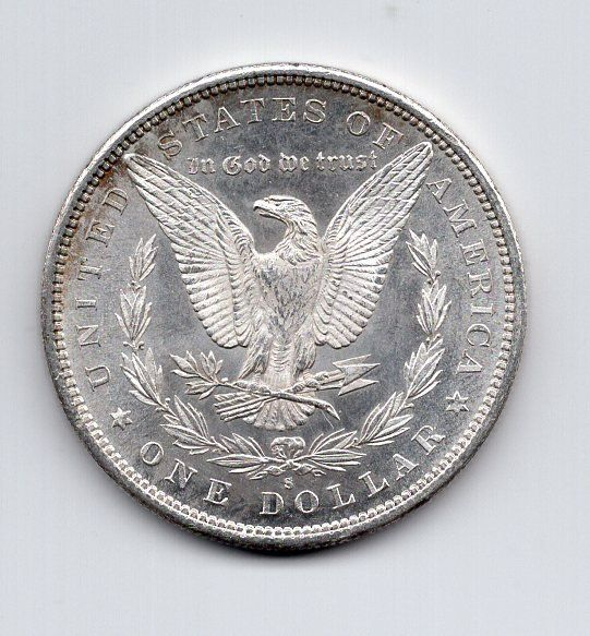 Tutti le monete: (287) USA, one Dollar, 1880 S, Prooflike – Usato da Rüthi (Rheintal) venduto da erdnuessli1