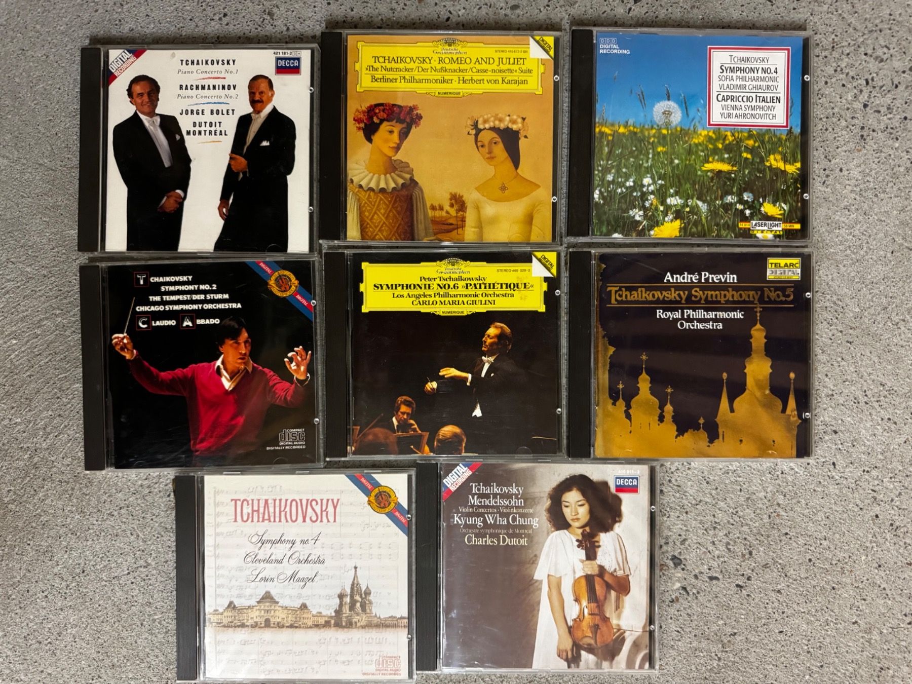 CDs: 8 CD von Peter Tchaikovsky – Gebraucht aus Zürich von Octopus-275