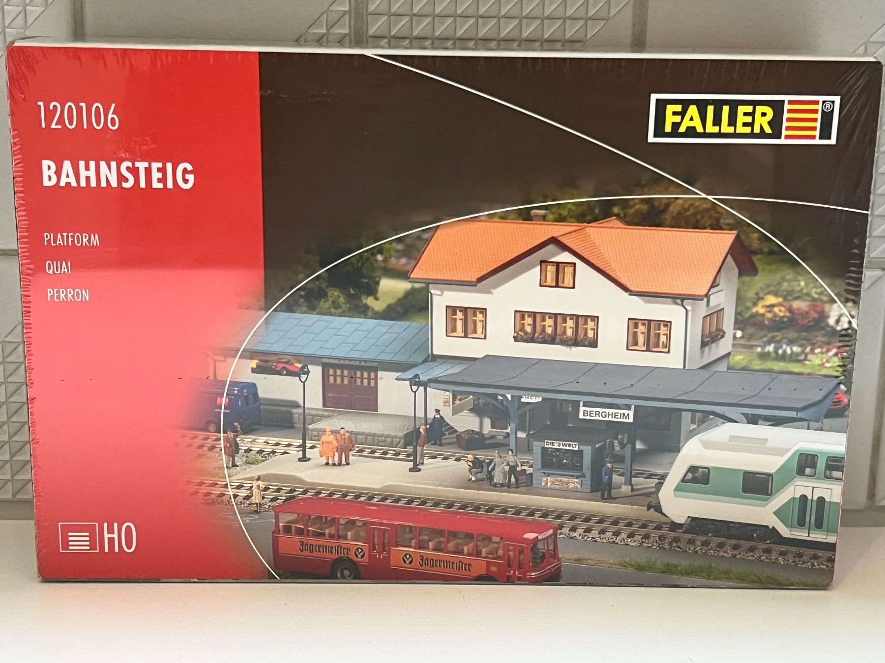 Faller Modelleisenbahnen: H0 Faller 120106 Bahnsteig Bausatz, Neu !! – Neu und originalverpackt aus Geroldswil von TopTrain54