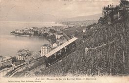 Montreux (VD) – Bahn Territet Glion oberhalb des Genfersees