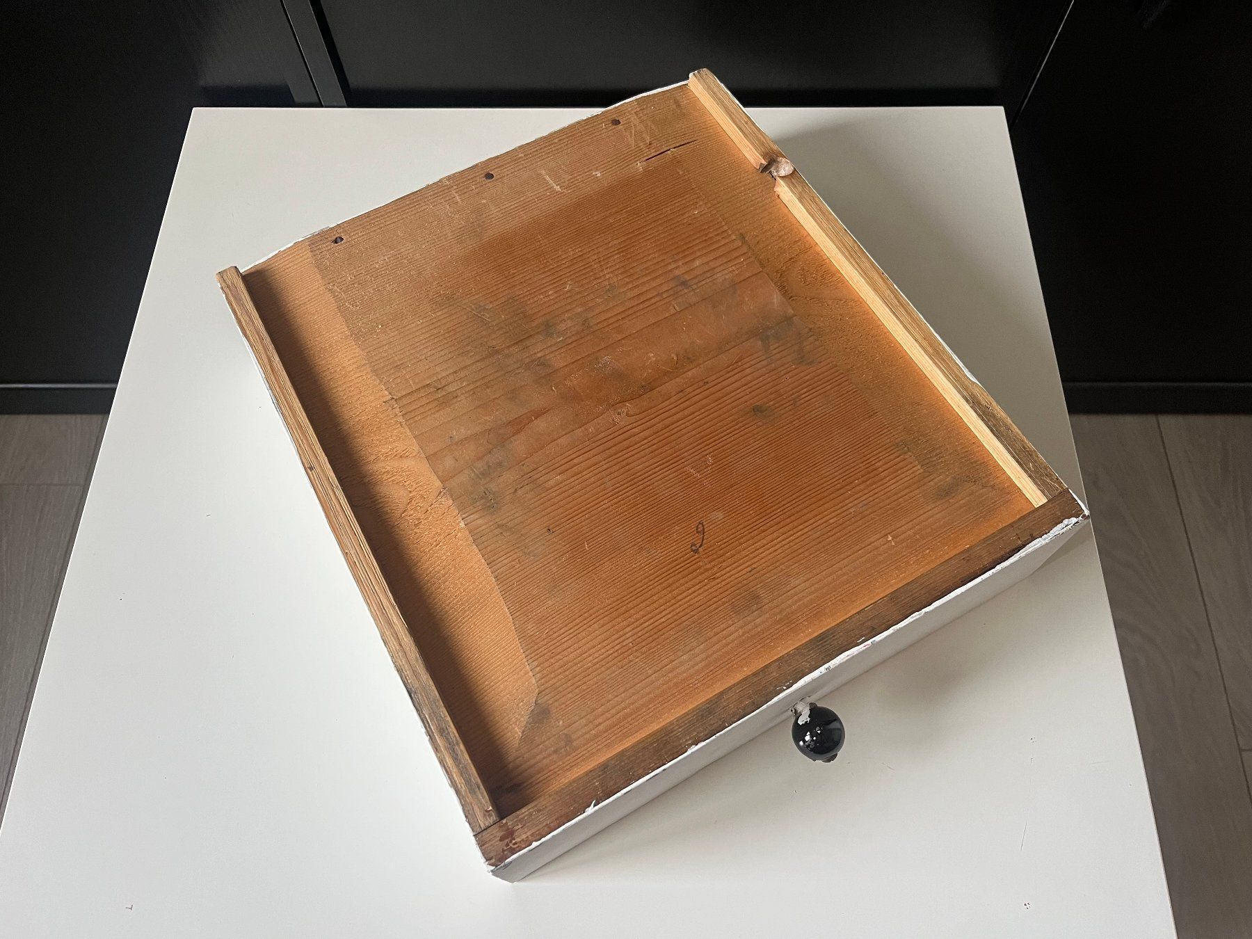 Casse di trasporto: Schublade Holzschublade weiss shabby chic – Usato da Unterkulm venduto da esco 3