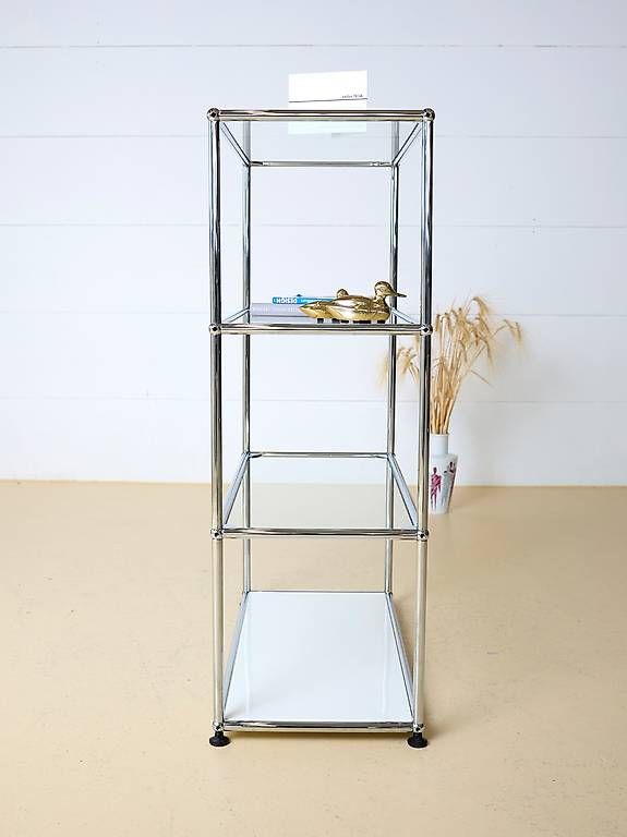 USM Scaffali: USM Sideboard / Regal mit Glastablar, Lieferung möglich – Usato da Meinisberg venduto da atelier_TILIJA 9