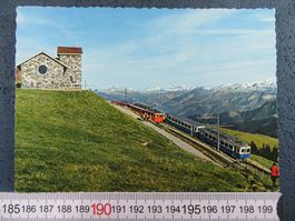 RIGI-KULM ROTE + BLAUE BERGBAHN 1969 LU AK