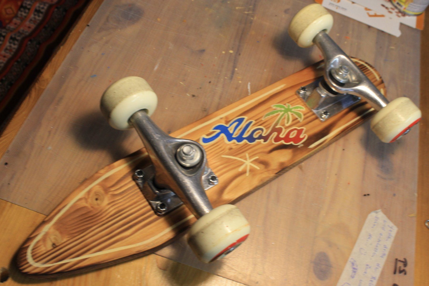 Skateboards: ALOHA TIKI Skateboard Unikat Handmade – Nuovo (secondo la descrizione) da Willisau venduto da Pzm81 6