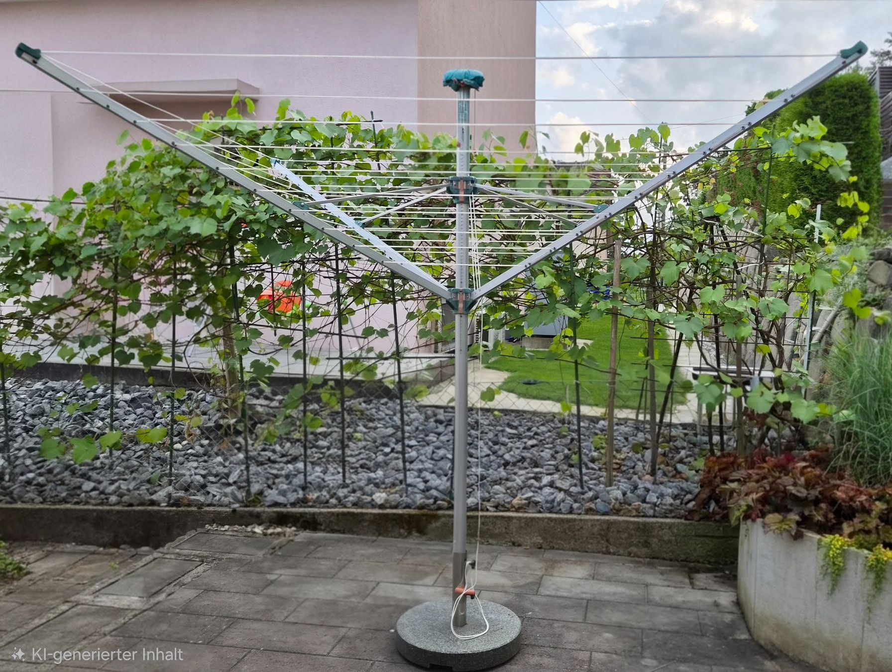 Séchoirs à linge: Wäschespinne mit Steinsockel – D'occasion à Bischofszell par -fr-5