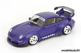 Porsche 911 (993) RWB Rauh-Welt Son Goku 2024 lila /GTS 1:18