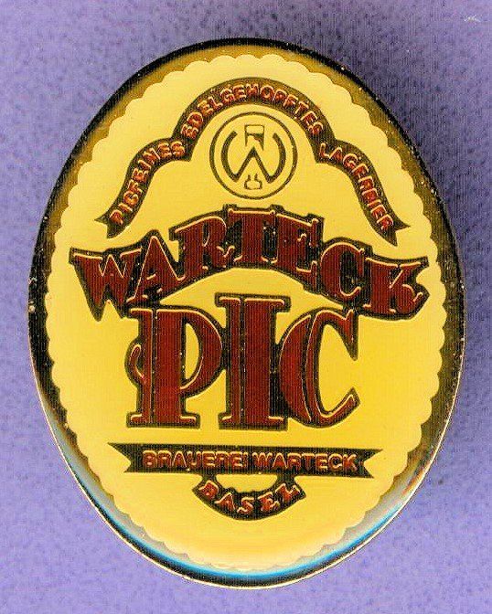 Placchette & Badge: Warteck Bier  PIC – Usato da Winterthur venduto da Sammleroase