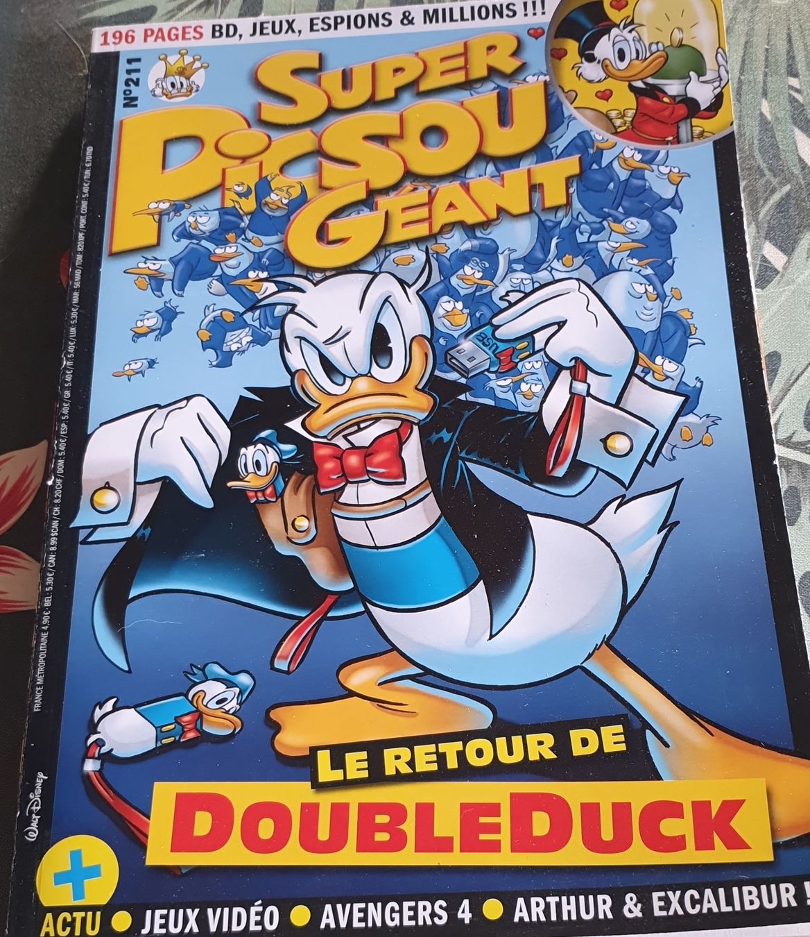 BD: Super Picsou Géant N°211: Le Retour de Doubleduck – D'occasion à Aven par stphane1577