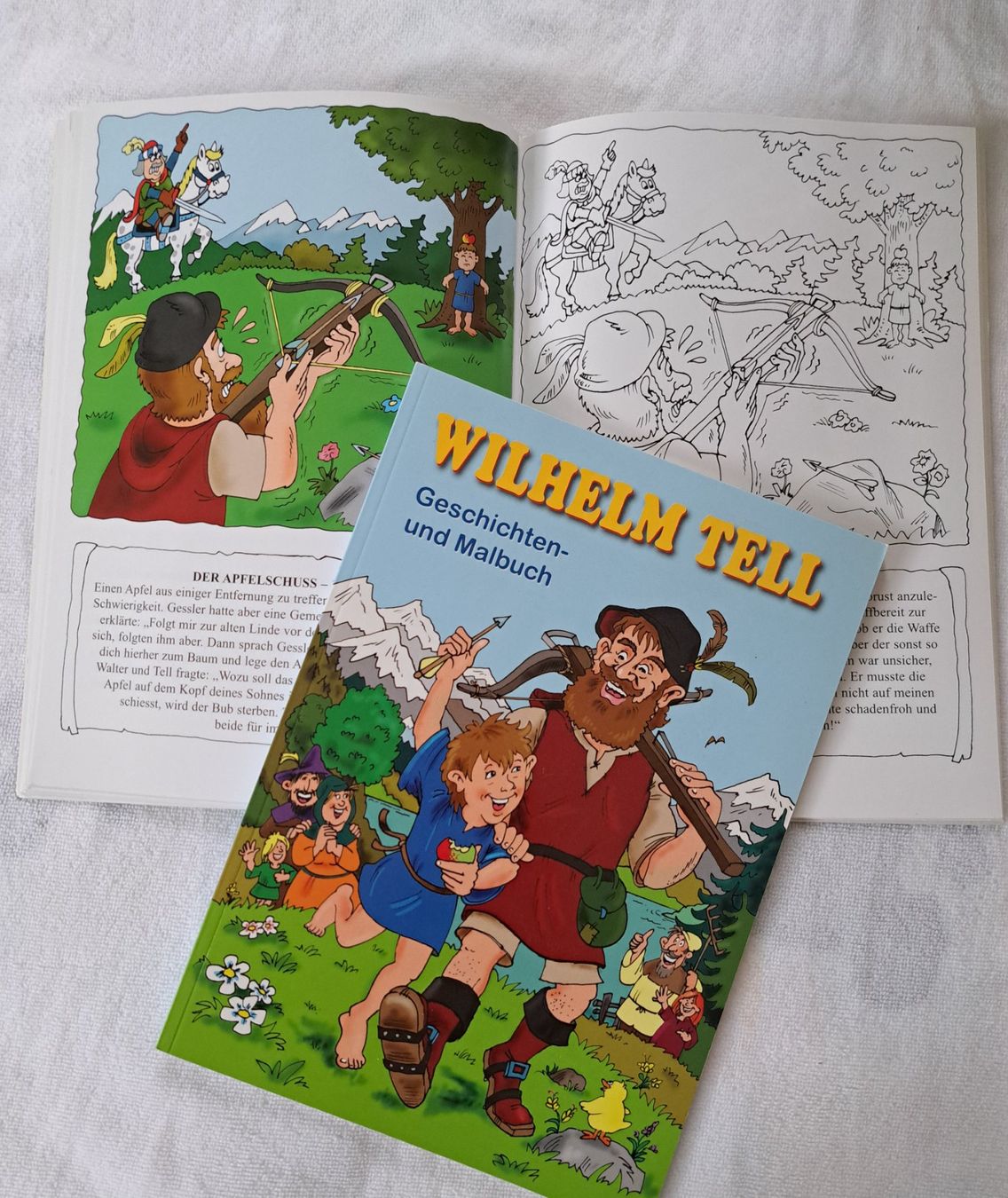 Libri: 2 Malbücher von Wilhelm Tell – Nuovo (secondo la descrizione) da Uitikon Waldegg venduto da Smeragol