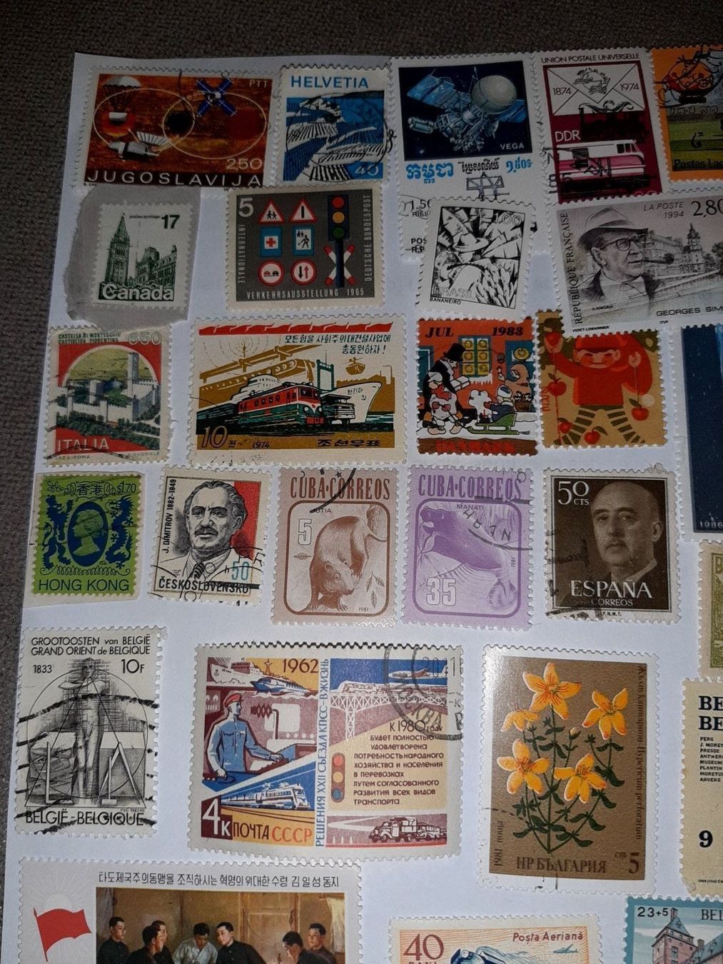 Tutti i francobolli: 46 timbres divers pays – Usato da Le locle venduto da juliensaran 1