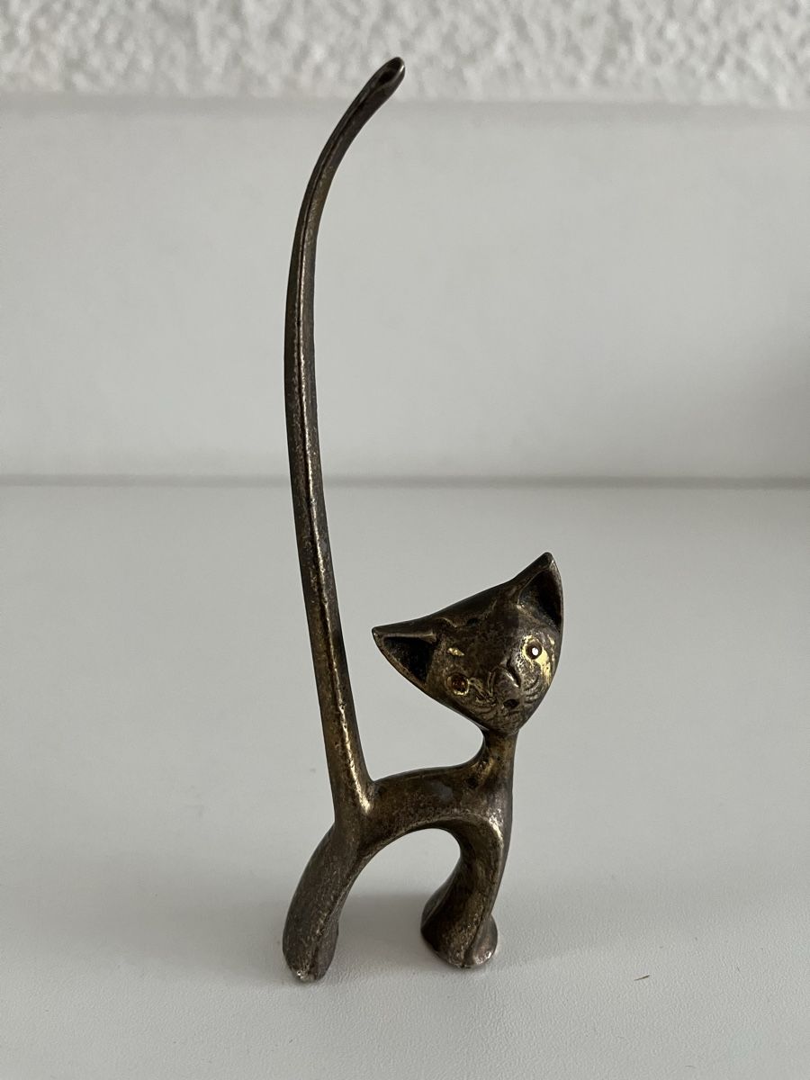 Statuette: Vintage Ringhalter aus Metall – Usato da Wetzikon ZH venduto da seli03