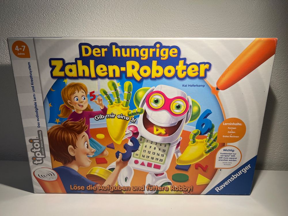 ️ tiptoi – Der hungrige Zahlen–Roboter 🤖 (Gebraucht) in Vaduz für CHF ...
