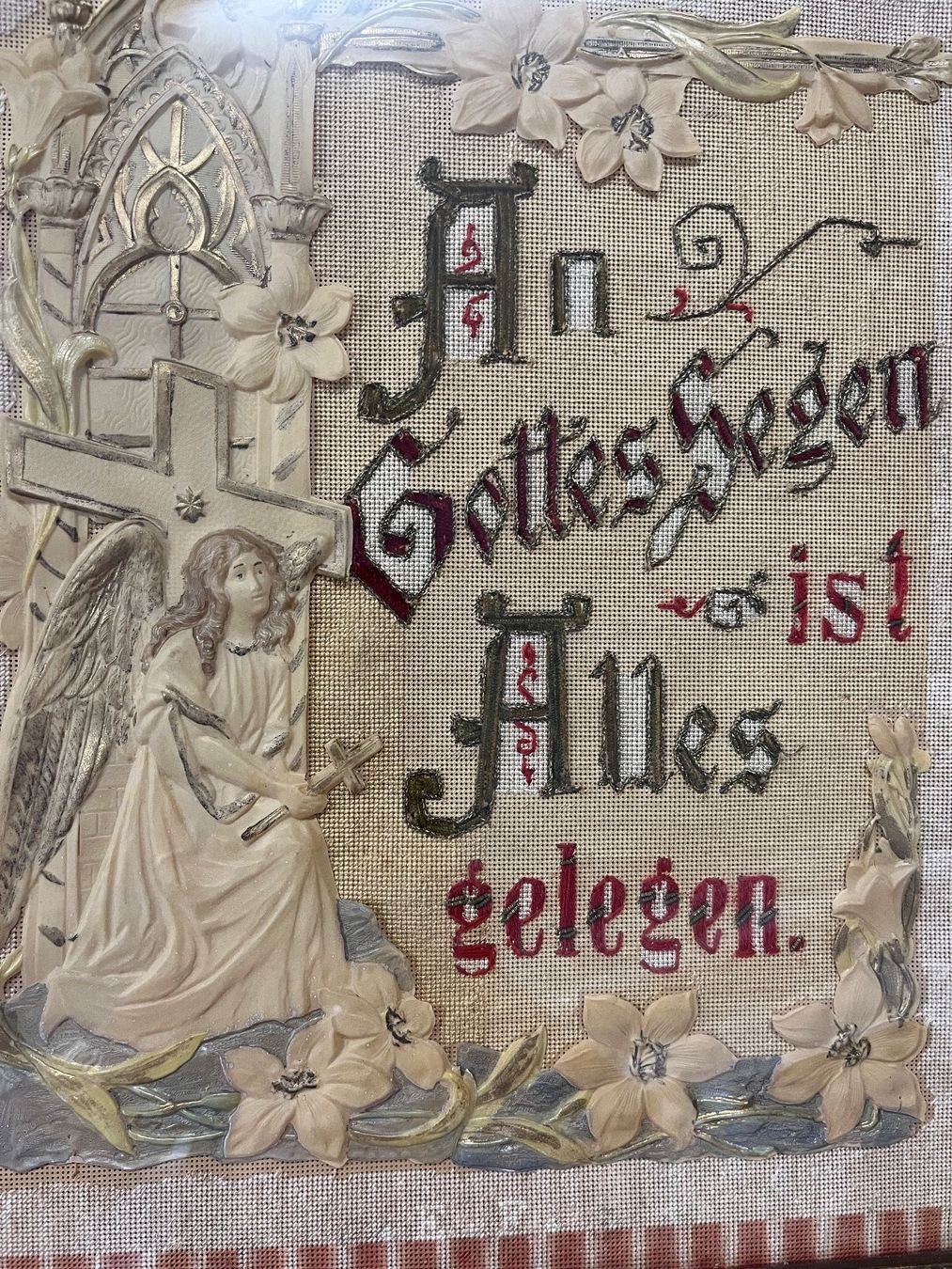 Foto & Immagini: Klosterarbeit mit kunstvollem Goldrahmen – Usato da Stetten AG venduto da Brissago25 1