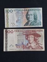 alte Banknoten aus Schweden
