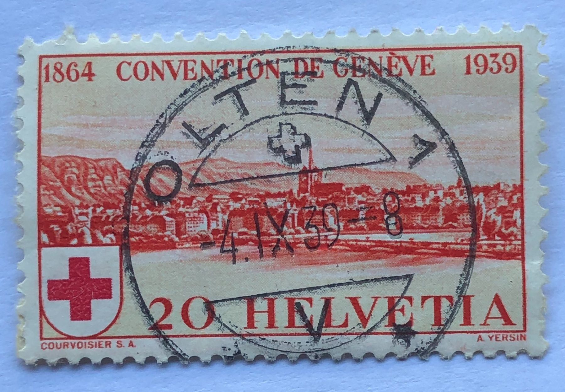 Tutti i francobolli: Nr.240  mit Vollstempel Olten – Usato da Aarau venduto da Billa007