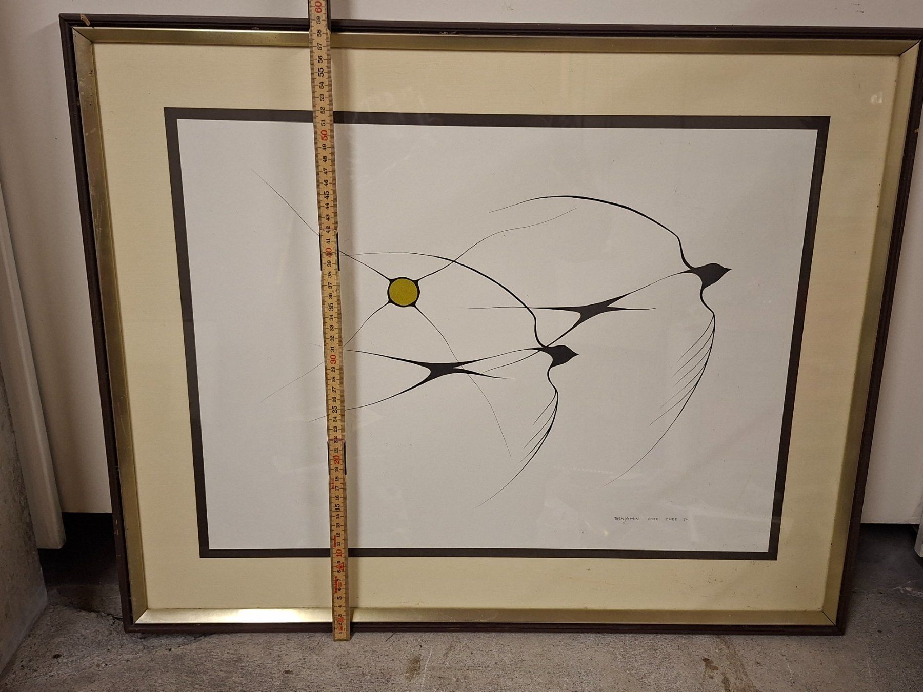 Tableaux: Benjamin Chee , Vögel, 1974, Top Zustand – D'occasion à Schaffhausen par meteor7 2