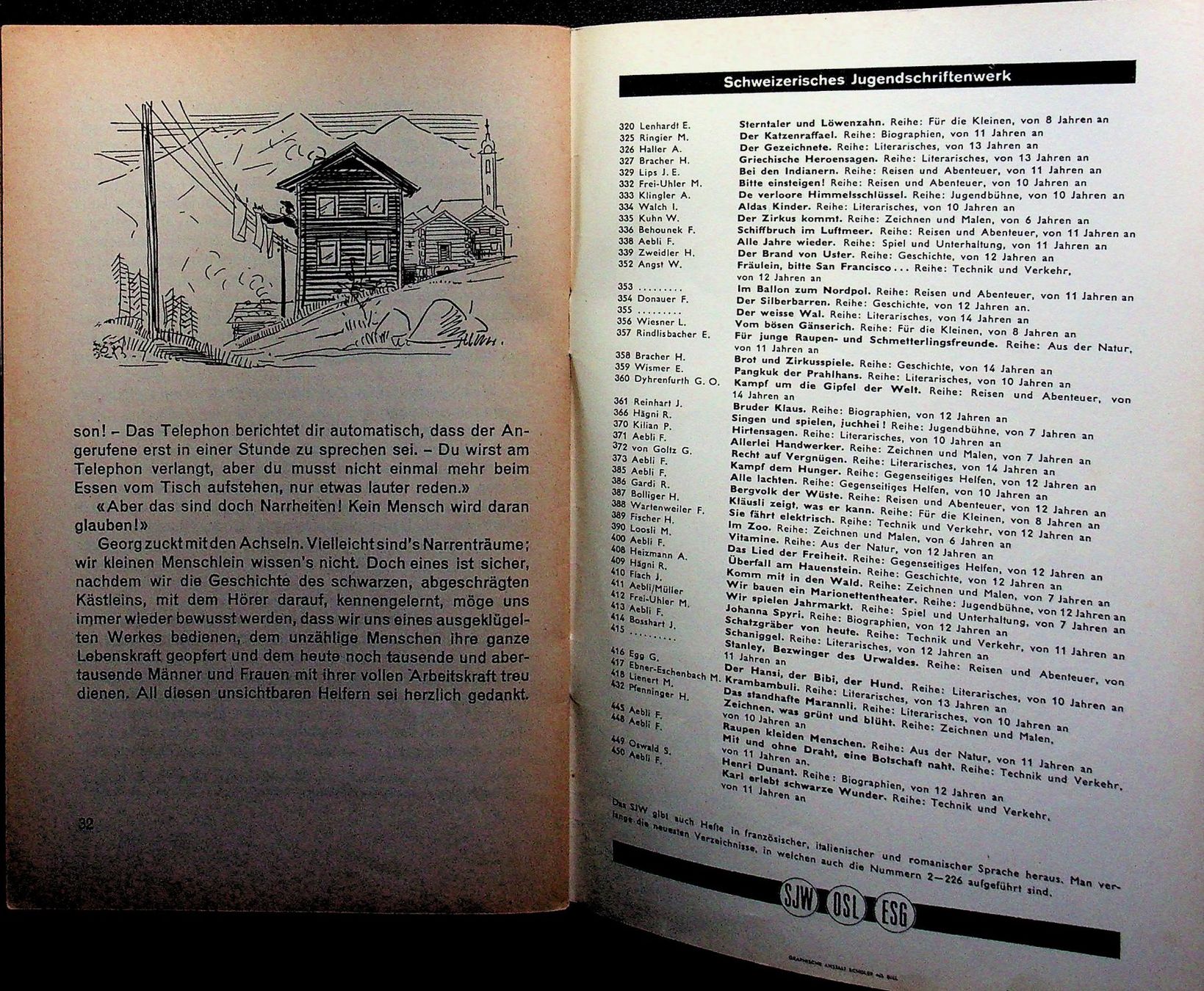 Bücher: SJW 448 Aebli Mit u. ohne Draht eine Botschaft naht EA 1952 – Gebraucht aus Reitnau von Zaomir 5