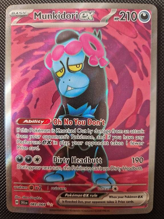 Pokémon Sammelbilder & Trading cards: Munkidori Ex Englisch Pokemon – Gebraucht aus Unterentfelden von