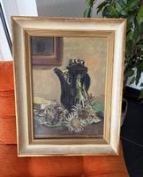 Tableau ancien - Nature morte aux chardons Benjamin VAUTIER