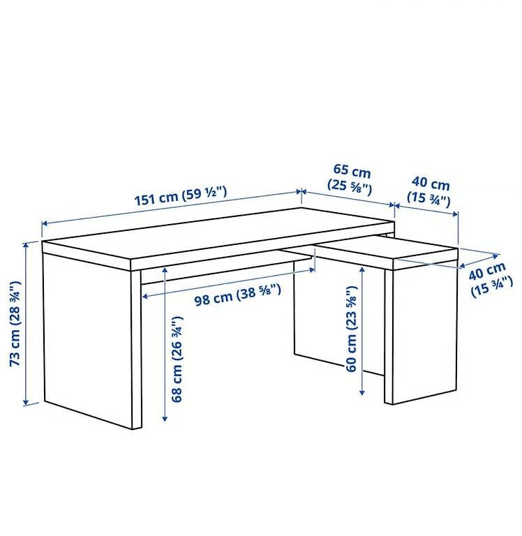 Scrivanie: Bureau IKEA – Usato da Saignelégier venduto da Sebbrandt1