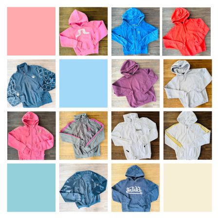 Pulli/Hoodie Paket mit 12 Teilen / NP 840.- / Grösse S/M