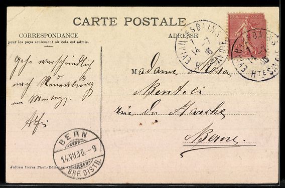Cartoline postali: AK Ouchy, Débarcadère à Ouchy – Usato da Berlin venduto da bartko-reher 1