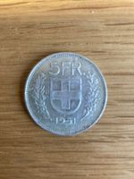 Fünfliber 5 Franken Münze von 1951