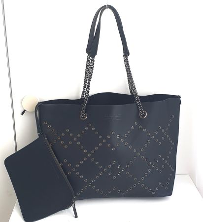 Marc Jacobs Henkel/Schulterrtasche Leder Schwarz
