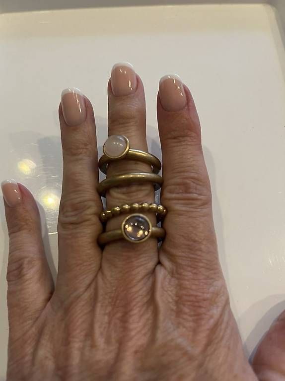 Ringe: 4 Goldringe Rosé von Sence – Gebraucht aus Ennetbaden von bargainhunterin