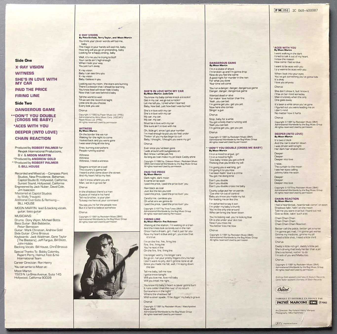 Vinyles: MOON MARTIN - MYSTERY TICKET – D'occasion à Poliez-Pittet par Newtown-Records 1