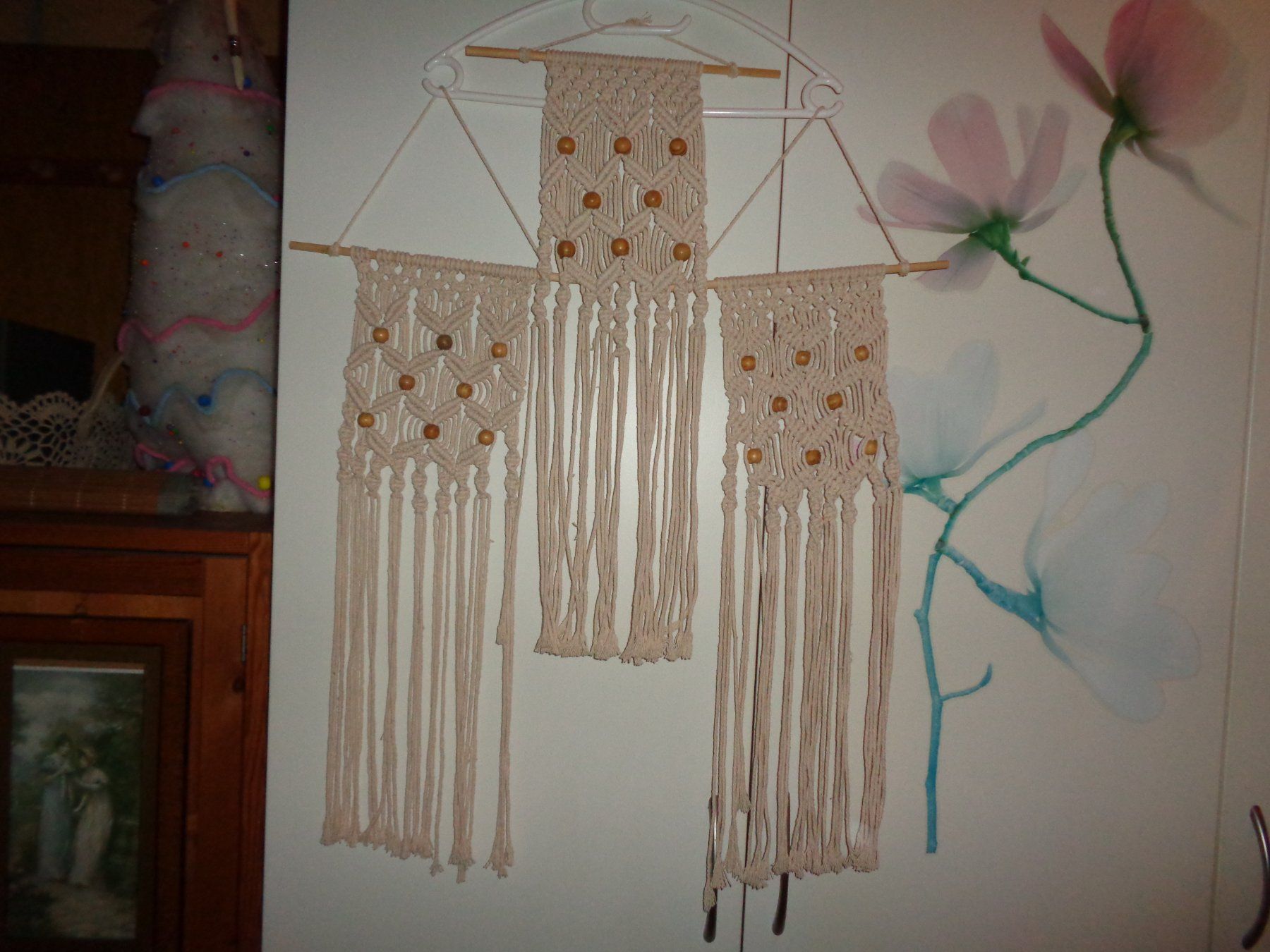 Tutte le decorazioni: *** 3 x Makremee Wandbehang *** / klein ab 1.00 – Usato da Othmarsingen venduto da Leuchtturmlady 2