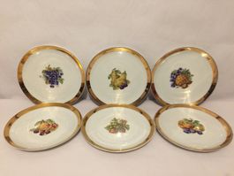 EPIAG CZECHOSLOVAKIA 6 x assiettes / Teller