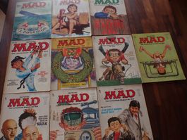 10 MAD Comic Hefte das verrückteste Magazin tiefe Nummern !