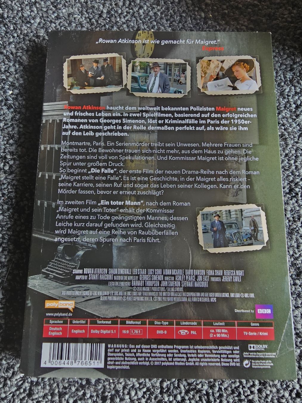 Tutti i DVDs: DVD Kommissar Maigret (22080) – Usato da Ruswil venduto da jan_bxl5 1