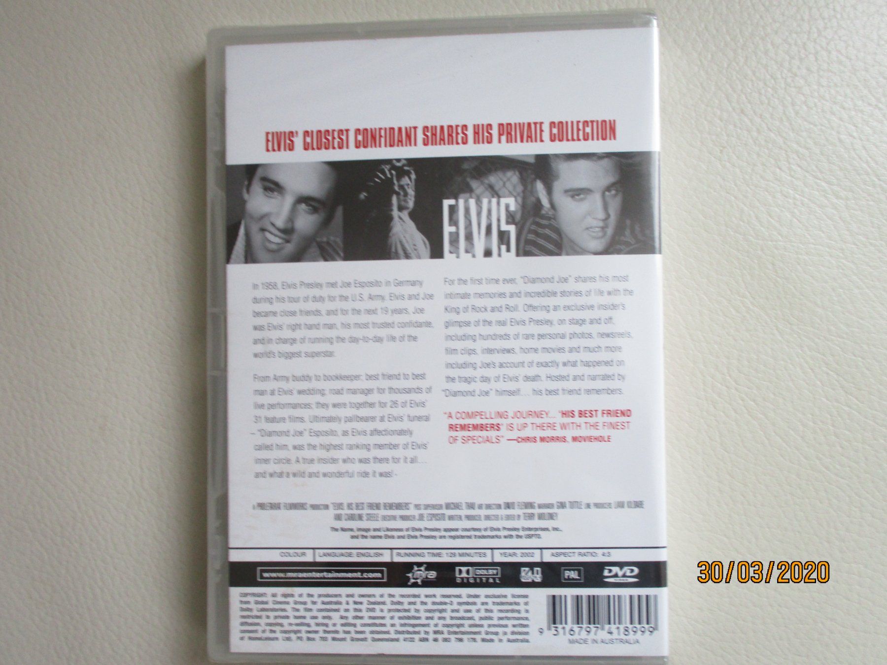 Alle DVDs: Elvis - His Best Friend Remembers – Neu und originalverpackt aus Liestal von Disc-Point