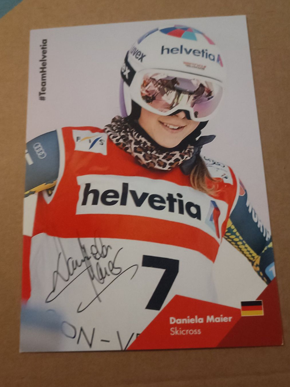 Autographes: Daniela Maier - Olympia Bronze - signierte Autogrammkarte – D'occasion à Menziken par Artographs