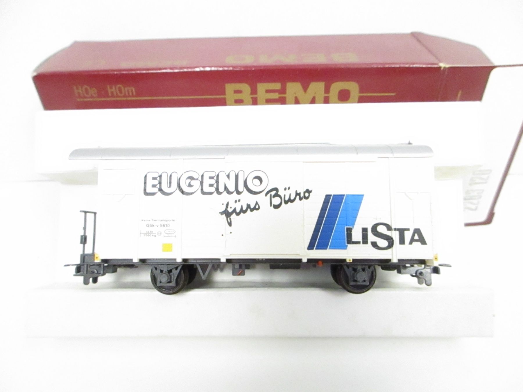 Bemo Modelleisenbahnen: Bemo H0m 2283 120 RhB Güterwagen EUGENIO LISTA – Neu und originalverpackt aus Olten von Heinrich875 2