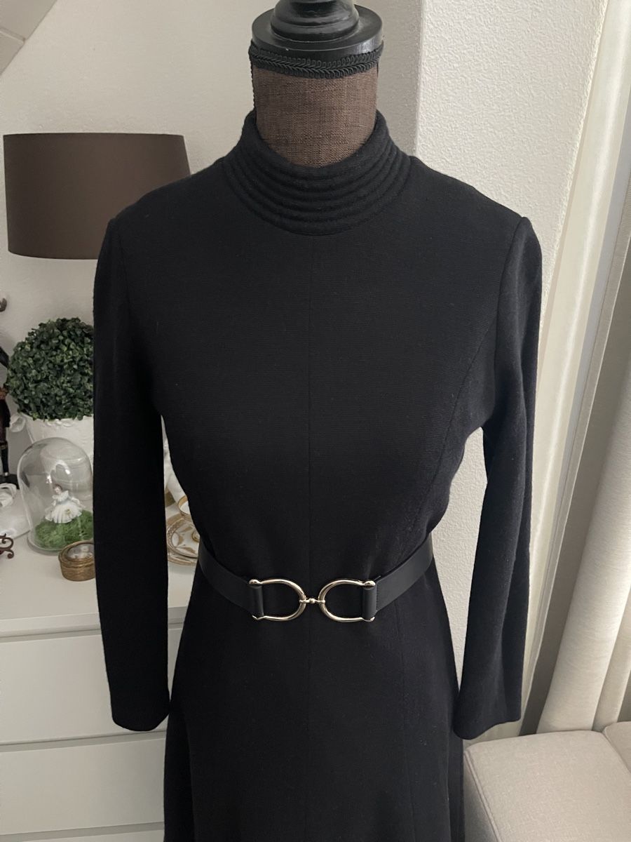 Vestiti: Schwarzes Wolle Strickkleid (Grösse S) – Usato da Winkel venduto da Glamour4You 3