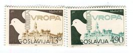 Briefmarken "Europa". Jugoslawien