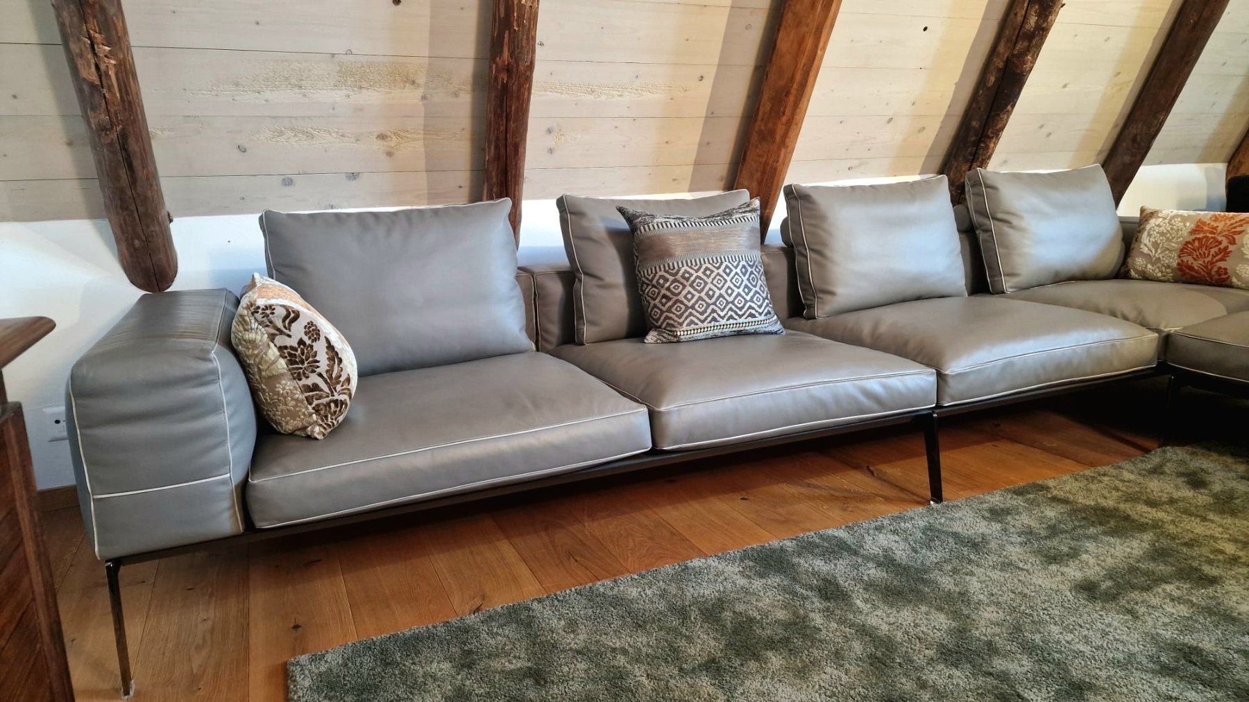 Flexform Divani: Flexform LIFESTEEL Ledersofa (neuwertig) – Nuovo (secondo la descrizione) da Adliswil venduto da Alayna1 4