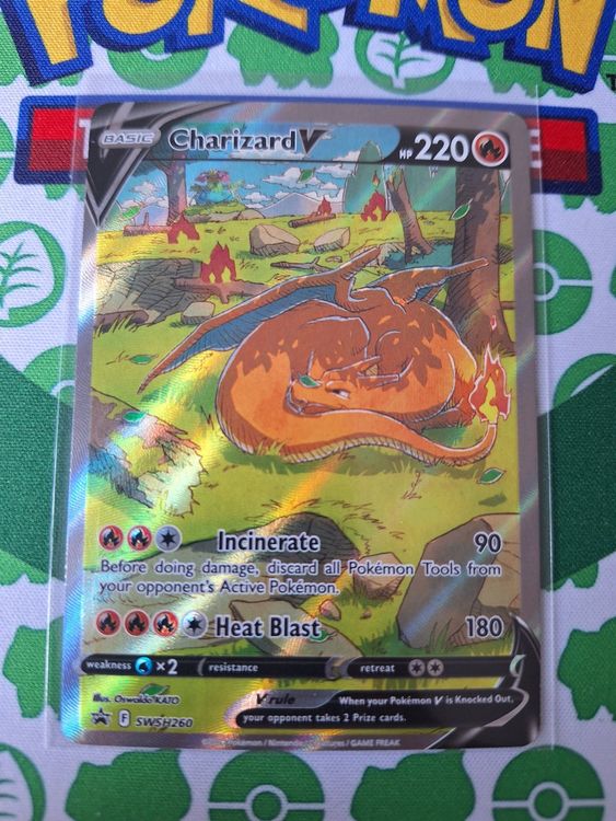 Charizard V Promo SWSH260 Ultra Premium Collection Englisch | Kaufen ...