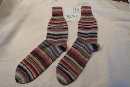 Handgestrickte Wollsocken  Gr.42/43    ( 437 )