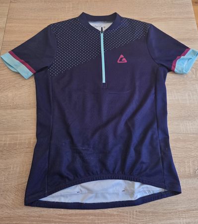Maillot cyclisme femme bleu marine taille38 