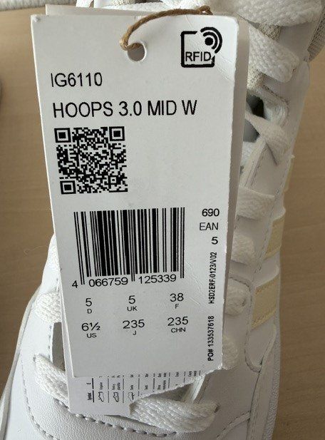 Adidas Scarpe da donna: ADIDAS HOOPS 3.0 MID Gr. 38 – Nuovo (secondo la descrizione) da Emmenbrücke venduto da Galerie 6