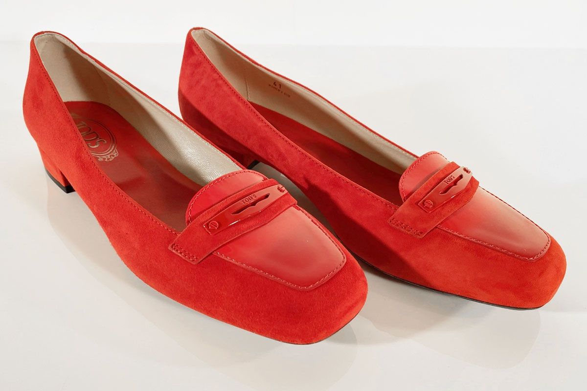 Tod'S Damenschuhe: Tod's Leder Absatz Schuhe rot Gr. 41 – Neu (gemäss Beschreibung) aus Ballwil von ClassicGallery 1