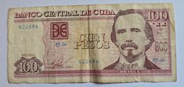 Banknoten Kuba 100 pesos